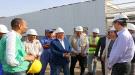 وزير المياه ووفد البنك الدولي يطلعان على سير العمل في مشروع محطة ضخ المياه بمنطقة البرزخ ...