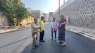 مدير صيرة يطلع على أعمال سفلتة خط البنك المركزي في عدن ...